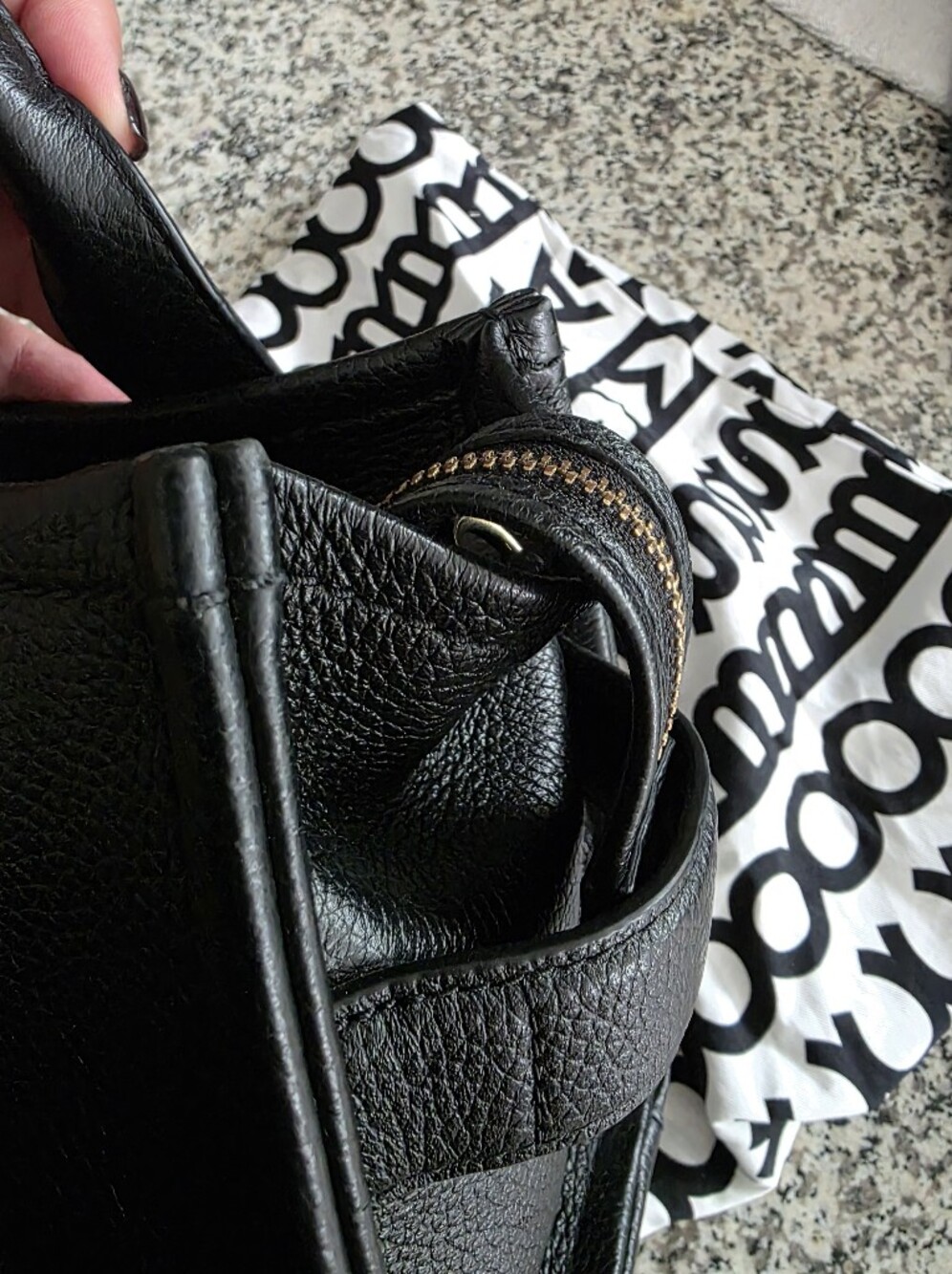 NWOT Marc Jacobs Leather Tote Mini Size - Picture 9 of 11